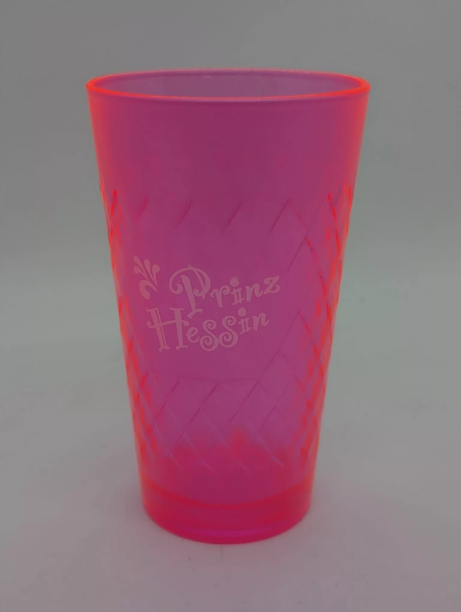 PRINZ HESSIN GERIPPTE in Neon-Pink